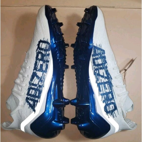 Adidas AdiZero Primeknit Football Cleats White/Blue GV9624 Men\'s size 11.5 main image 14